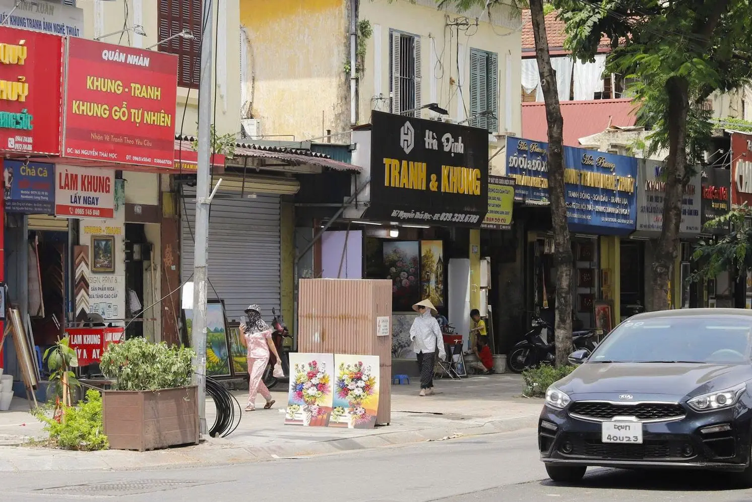 đường Nguyễn Thái Học Hà Nội