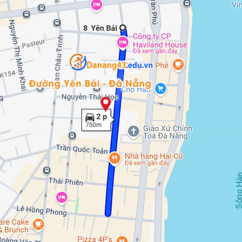 đường Yên Bái Đà Nẵng